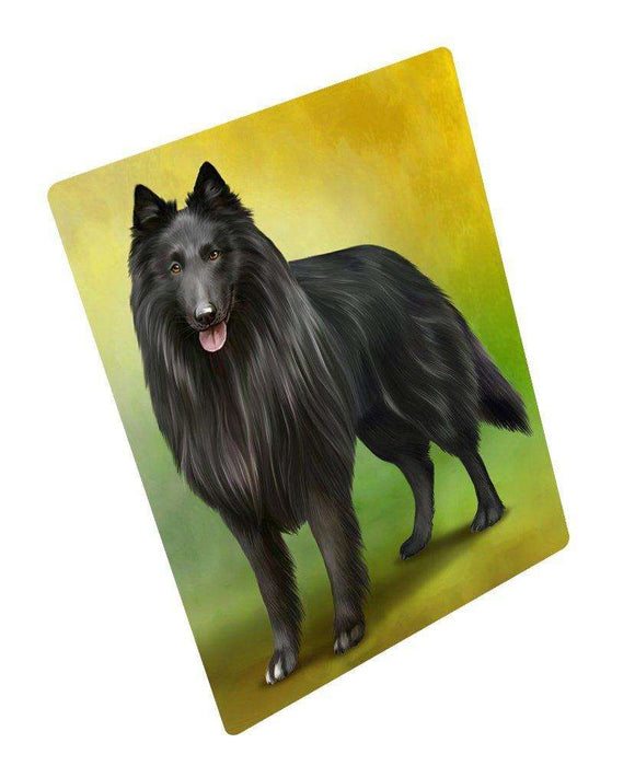 Belgian Shepherd Dog Large Refrigerator / Dishwasher Magnet 11.5" x 17.6"