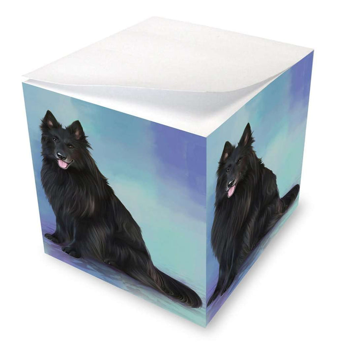 Belgian Shepherd Dog Note Cube