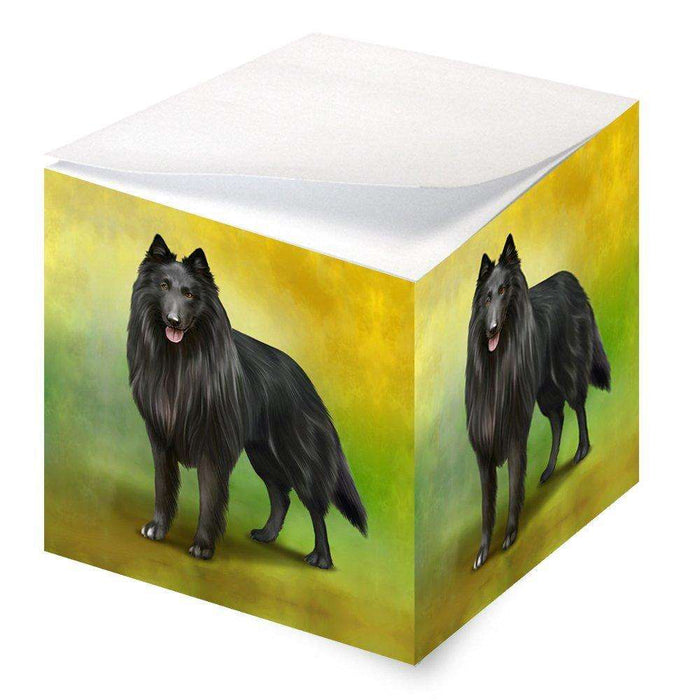 Belgian Shepherd Dog Note Cube