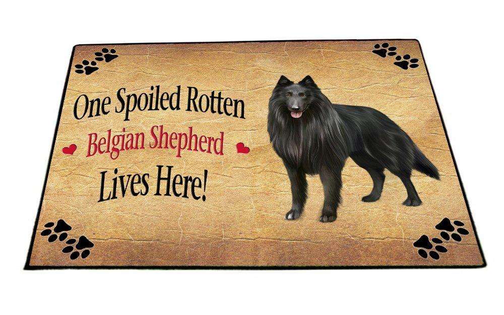 Belgian Shepherd Spoiled Rotten Dog Indoor/Outdoor Floormat