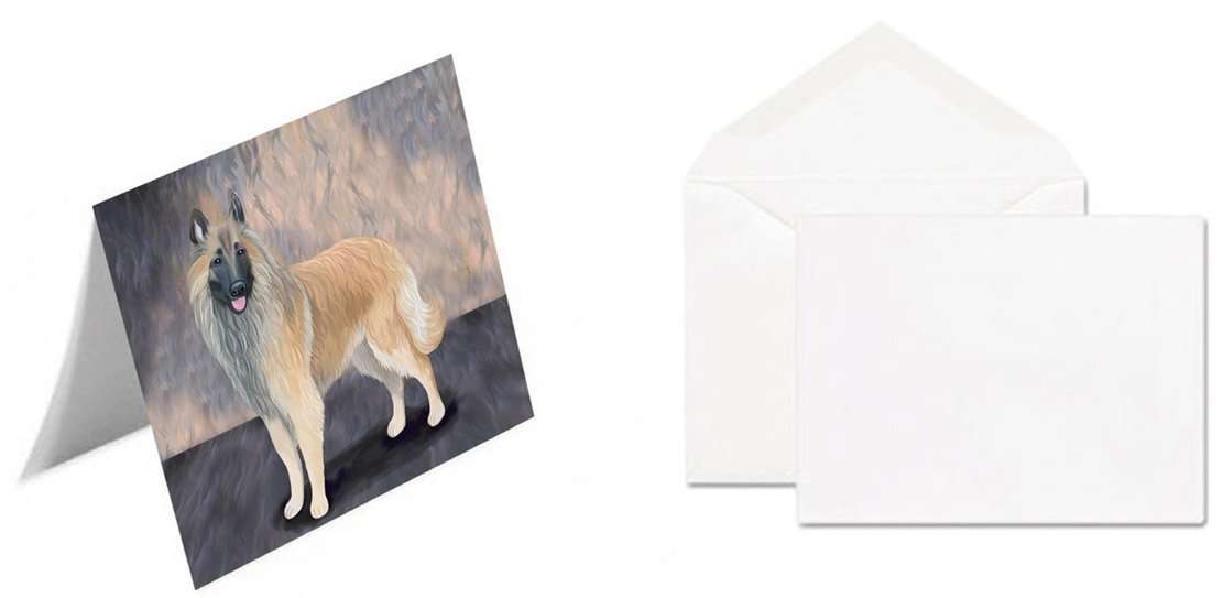 Belgian Tervuren Dog Handmade Artwork Assorted Pets Greeting Cards and Note Cards with Envelopes for All Occasions and Holiday Seasons