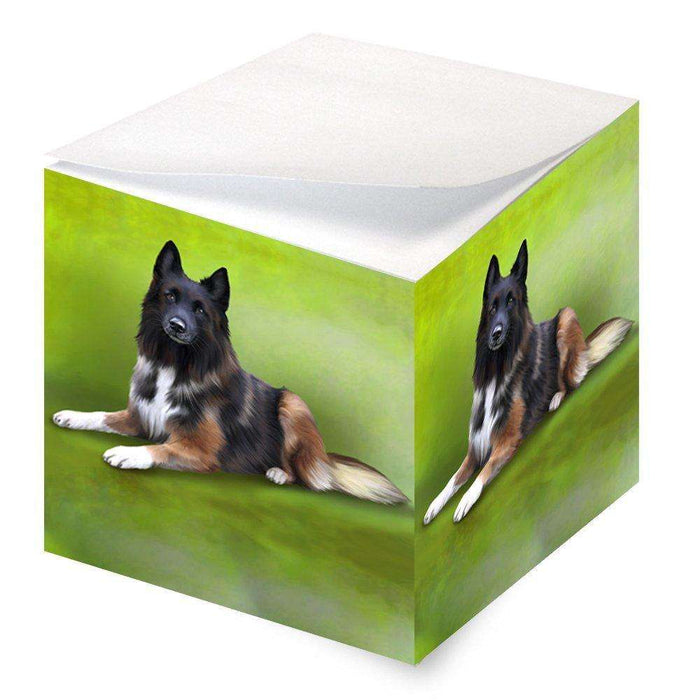 Belgian Tervuren Dog Note Cube