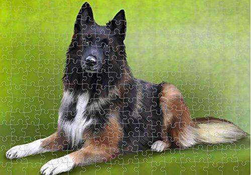 Belgian Tervuren Dog Puzzle with Photo Tin
