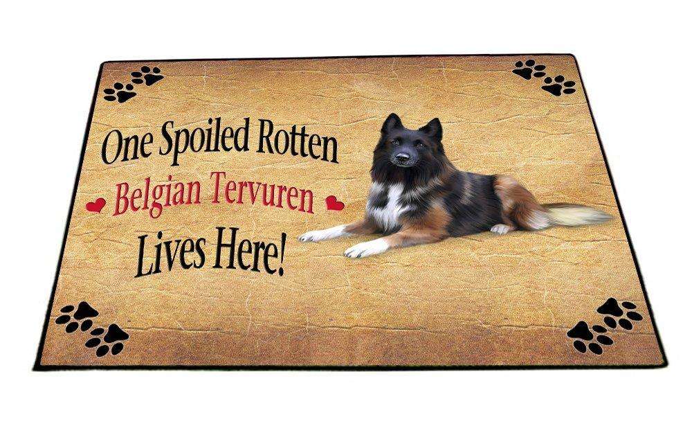 Belgian Tervuren Spoiled Rotten Dog Indoor/Outdoor Floormat