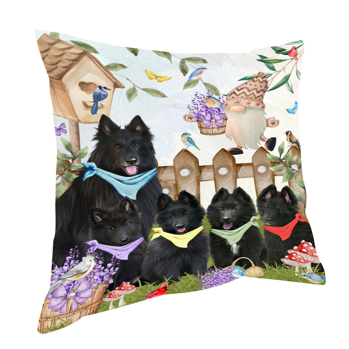 Belgian Shepherd Pillow: Explore a Variety of Designs, Custom, Personalized, Pet Cushion for Sofa Couch Bed, Halloween Gift for Dog Lovers