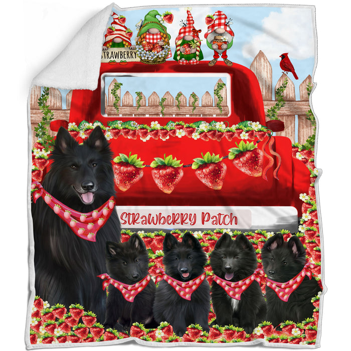 Belgian Shepherd Bed Blanket, Explore a Variety of Designs, Custom, Soft and Cozy, Personalized, Throw Woven, Fleece and Sherpa, Gift for Pet and Dog Lovers