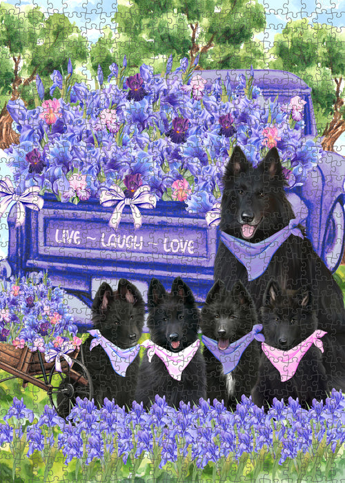 Belgian Shepherd Jigsaw Puzzle, Interlocking Puzzles Games for Adult, Explore a Variety of Designs, Personalized, Custom,  Gift for Pet and Dog Lovers