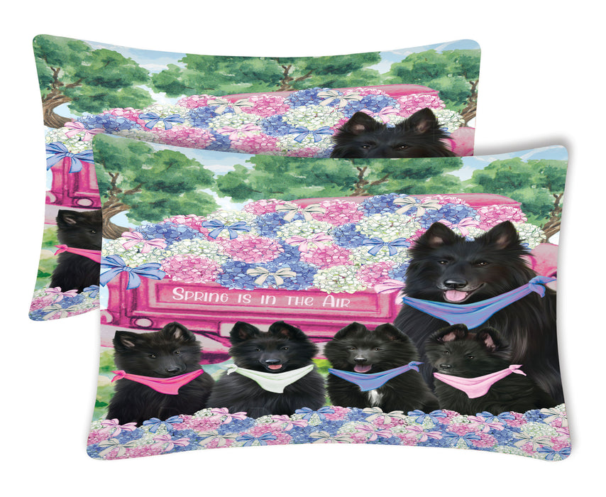 Belgian Shepherd Pillow Case: Explore a Variety of Personalized Designs, Custom, Soft and Cozy Pillowcases Set of 2, Pet & Dog Gifts