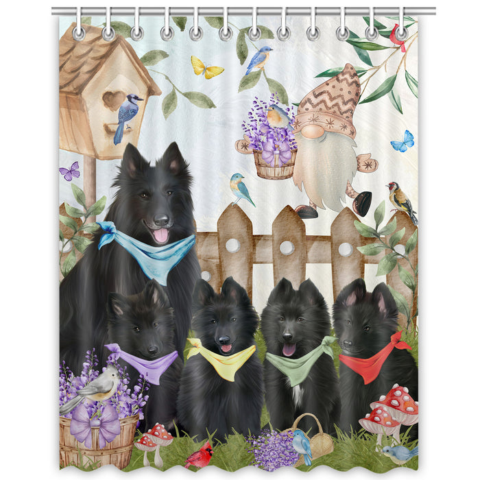 Belgian Shepherd Shower Curtain, Explore a Variety of Custom Designs, Personalized, Waterproof Bathtub Curtains with Hooks for Bathroom, Gift for Dog and Pet Lovers