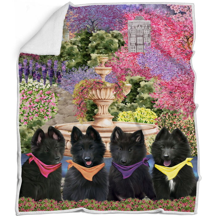 Belgian Shepherd Bed Blanket, Explore a Variety of Designs, Custom, Soft and Cozy, Personalized, Throw Woven, Fleece and Sherpa, Gift for Pet and Dog Lovers