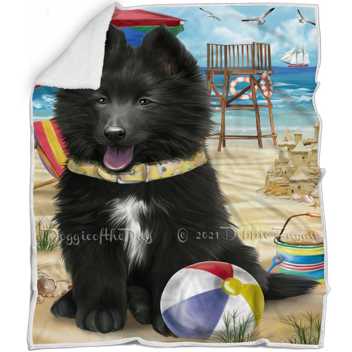 Pet Friendly Beach Belgian Shepherd Dog Blanket BLNKT52581