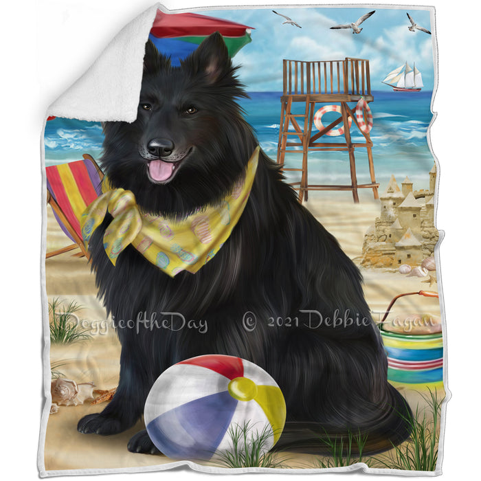 Pet Friendly Beach Belgian Shepherd Dog Blanket BLNKT52608