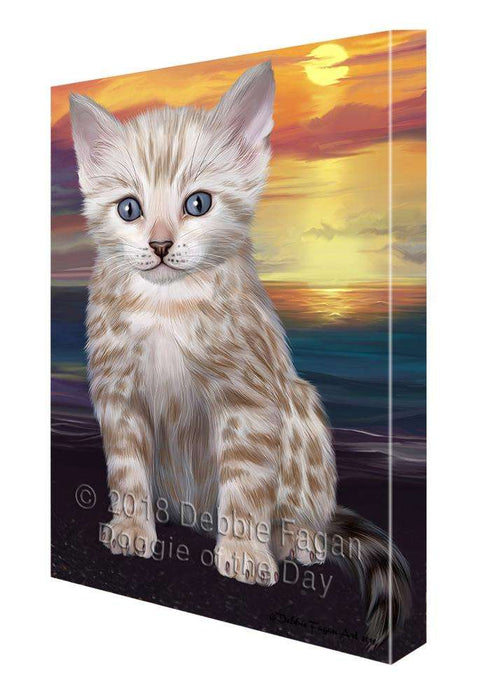 Bengal Cat Canvas Print Wall Art Décor CVS92726