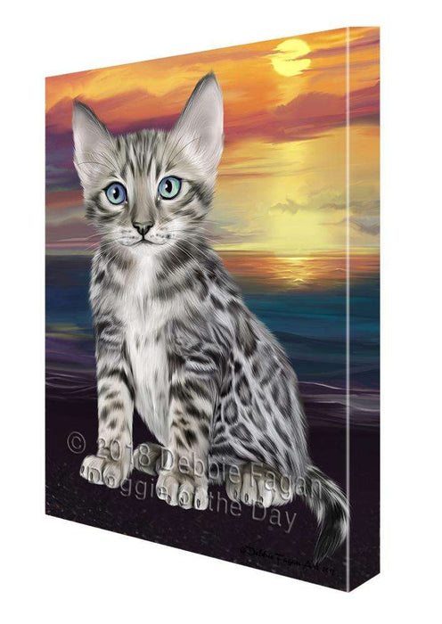 Bengal Cat Canvas Print Wall Art Décor CVS92744