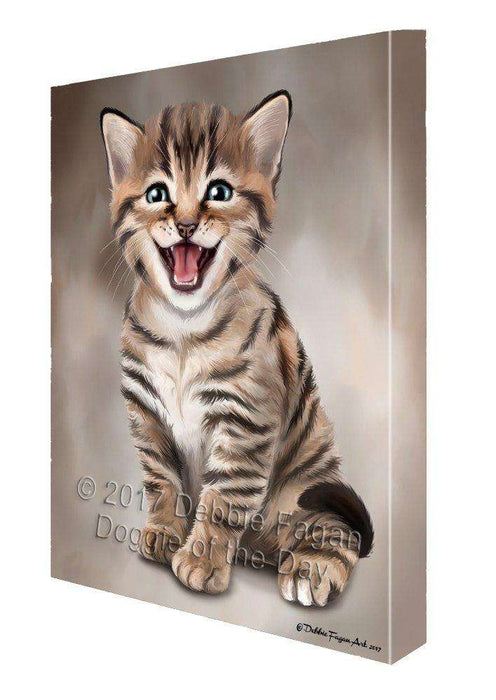 Bengal Cat Canvas Wall Art