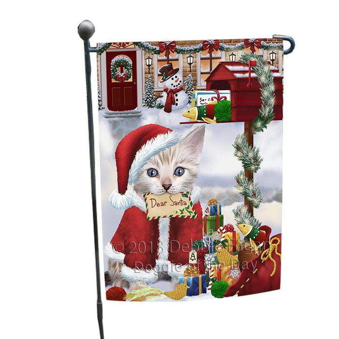Bengal Cat Dear Santa Letter Christmas Holiday Mailbox Garden Flag GFLG53585