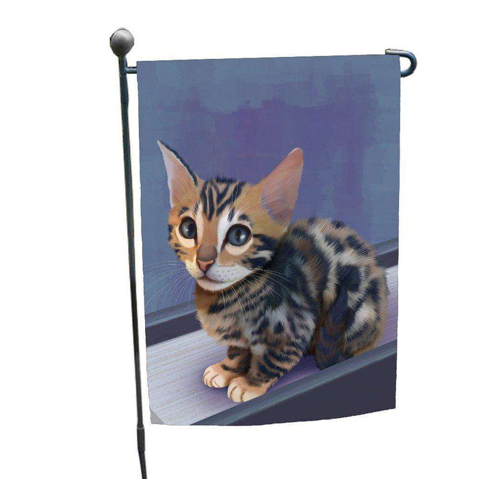 Bengal Cat Garden Flag