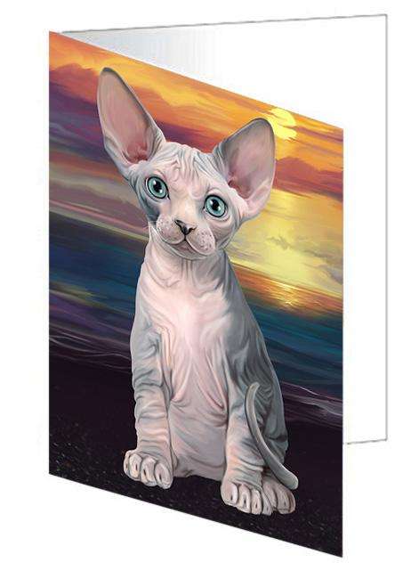 Bengal Cat Handmade Artwork Assorted Pets Greeting Cards and Note Cards with Envelopes for All Occasions and Holiday Seasons GCD62318