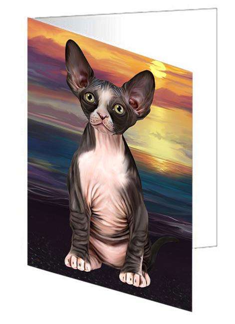 Bengal Cat Handmade Artwork Assorted Pets Greeting Cards and Note Cards with Envelopes for All Occasions and Holiday Seasons GCD62321