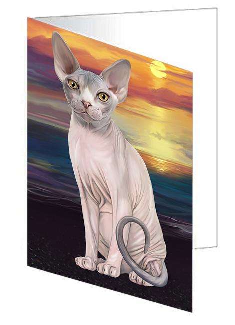 Bengal Cat Handmade Artwork Assorted Pets Greeting Cards and Note Cards with Envelopes for All Occasions and Holiday Seasons GCD62327