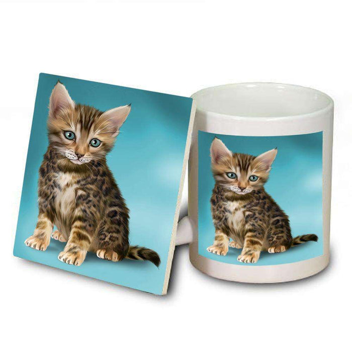 Bengal Cat Mug and Coaster Set MUC52728
