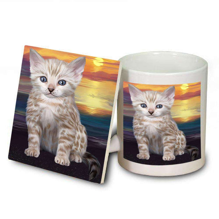 Bengal Cat Mug and Coaster Set MUC52756