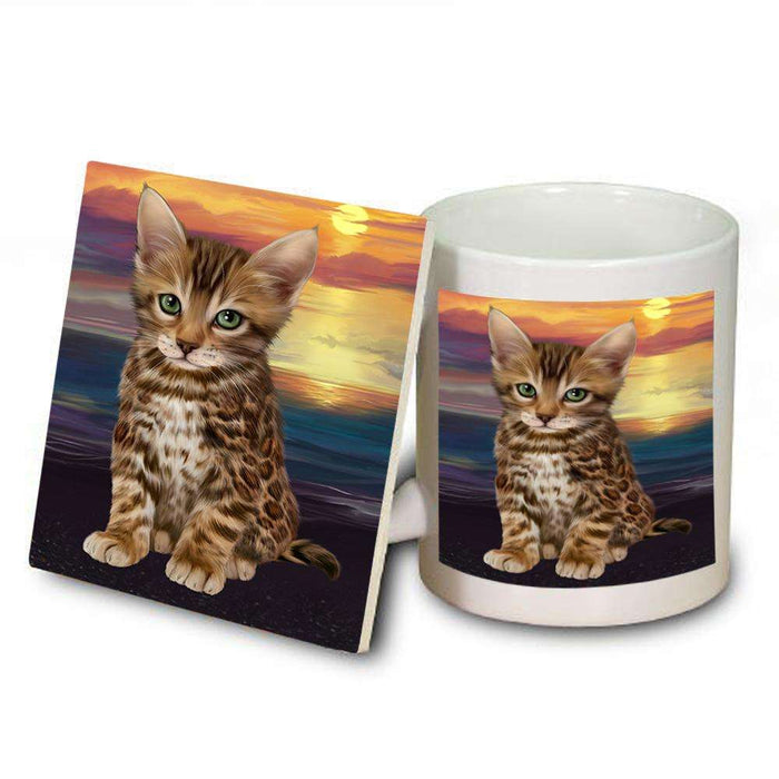 Bengal Cat Mug and Coaster Set MUC52757