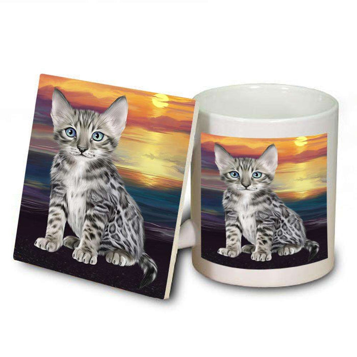 Bengal Cat Mug and Coaster Set MUC52758