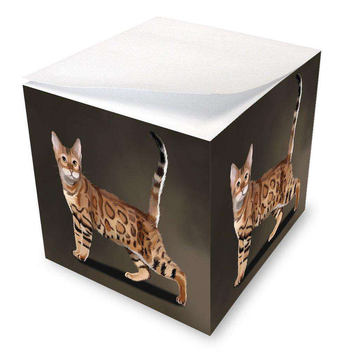 Bengal Cat Note Cube