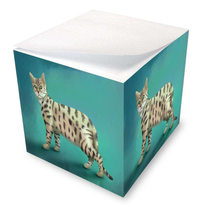 Bengal Cat Note Cube