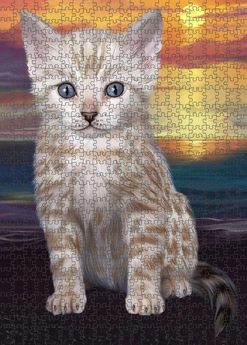 Bengal Cat Puzzle with Photo Tin PUZL62630