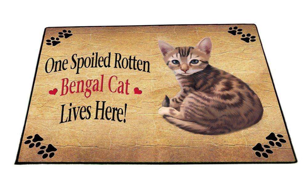 Bengal Spoiled Rotten Cat Indoor/Outdoor Floormat