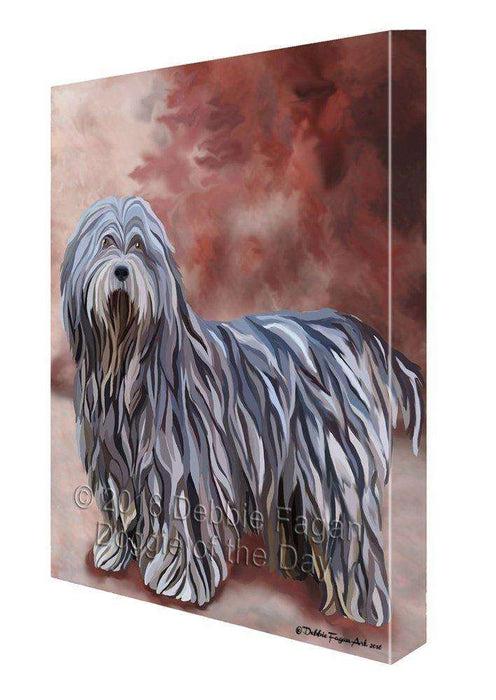 Bergamasco Dog Painting Printed on Canvas Wall Art