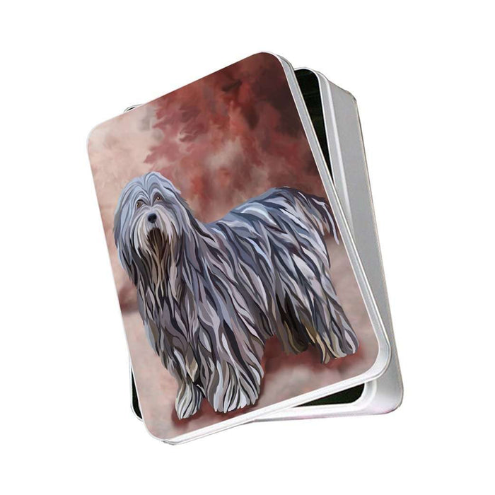 Bergamasco Dog Photo Storage Tin