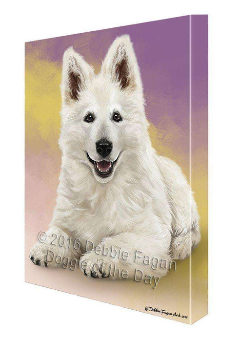 Berger Blanc Suisses Dog Canvas Wall Art