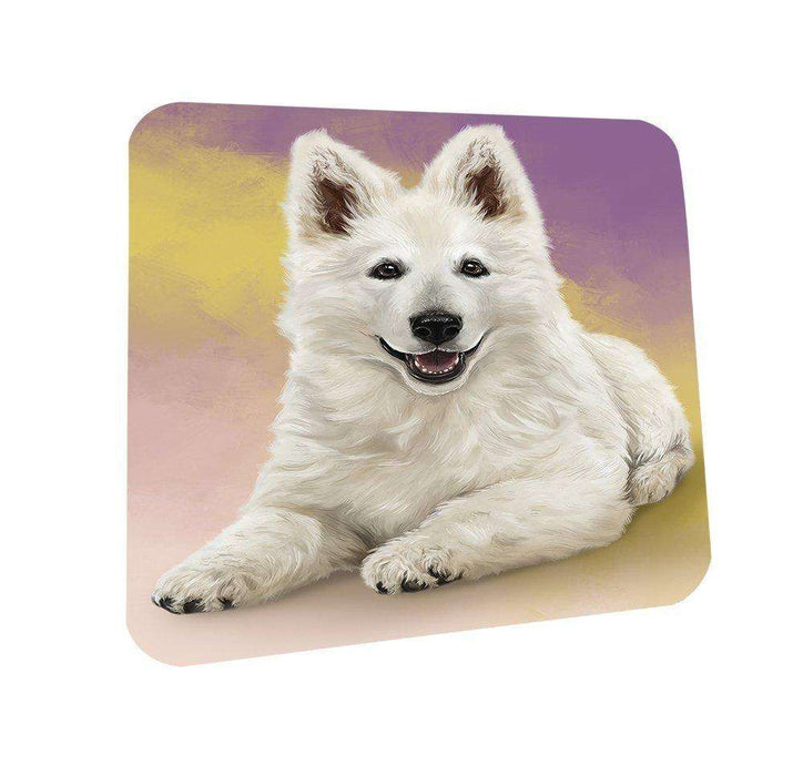 Berger Blanc Suisses Dog Coasters Set of 4