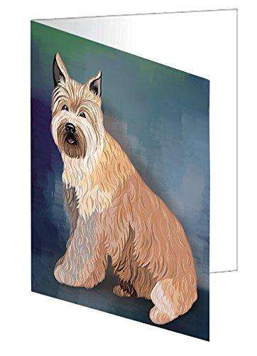 Berger Picard Dog Handmade Artwork Assorted Pets Greeting Cards and Note Cards with Envelopes for All Occasions and Holiday Seasons