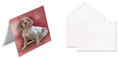 Berger Picard Dog Handmade Artwork Assorted Pets Greeting Cards and Note Cards with Envelopes for All Occasions and Holiday Seasons