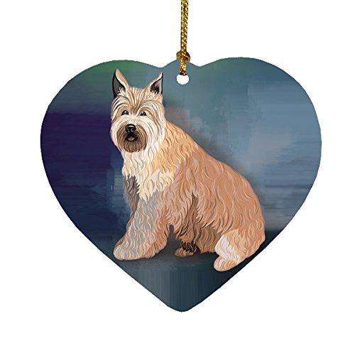Berger Picard Dog Heart Christmas Ornament