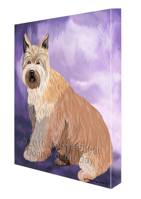 Berger Picard Dog Painting Printed on Canvas Wall Art
