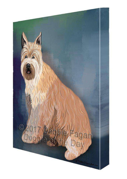 Berger Picard Dog Painting Printed on Canvas Wall Art