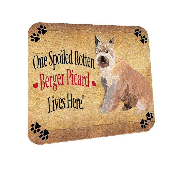 Berger Picard Spoiled Rotten Dog Coasters Set of 4