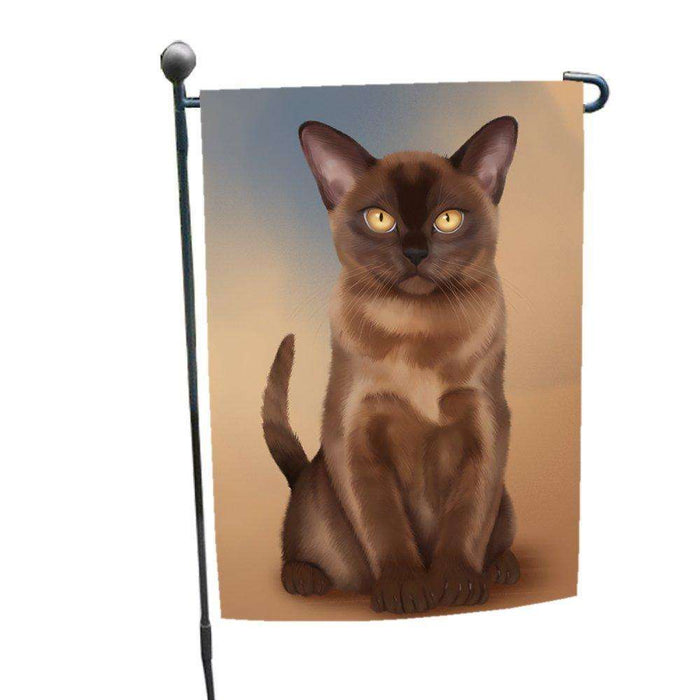 Bermese Sable Cat Garden Flag