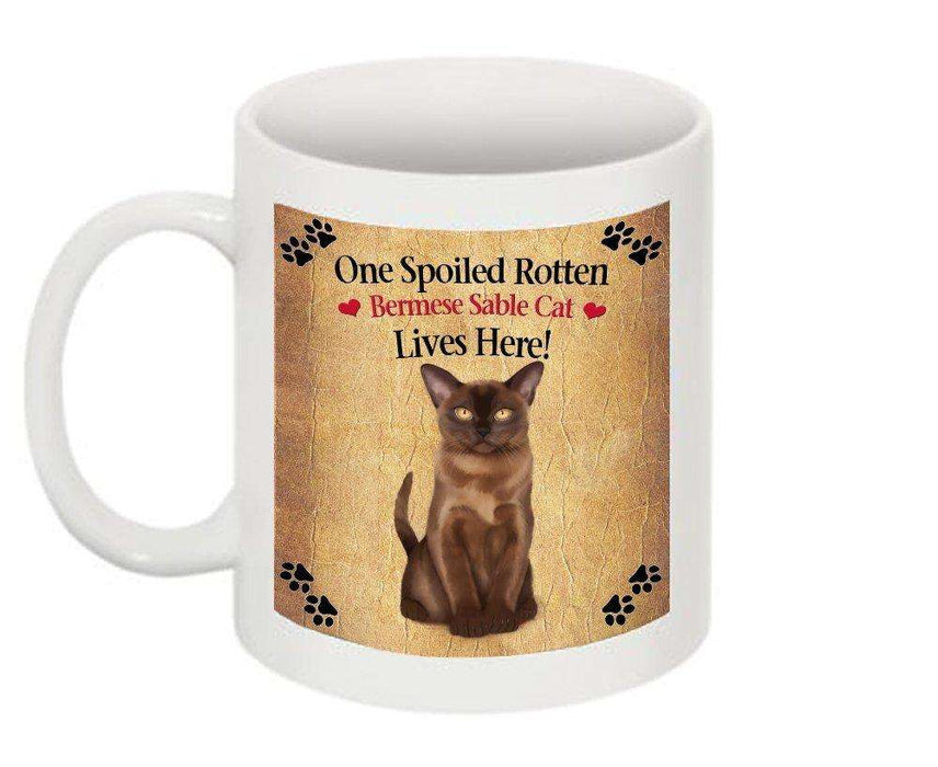 Bermese Sable Spoiled Rotten Cat Mug