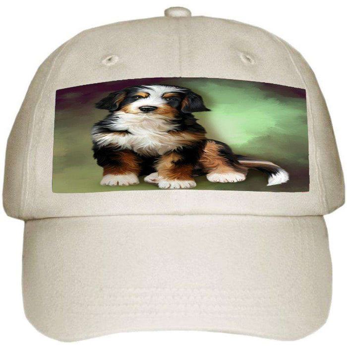 Bernedoodle Dog Ball Hat Cap