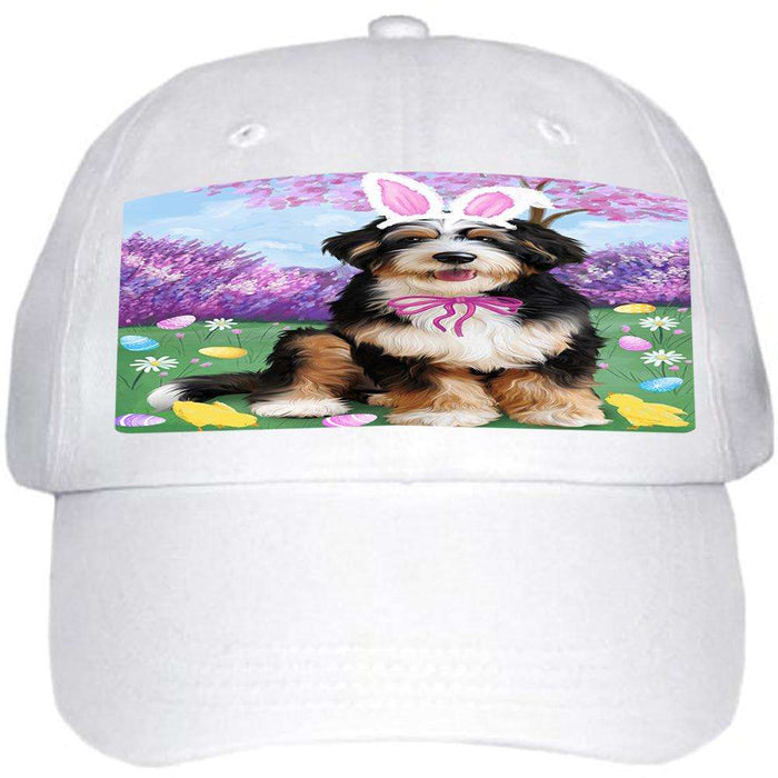 Bernedoodle Dog Easter Holiday Ball Hat Cap HAT50877