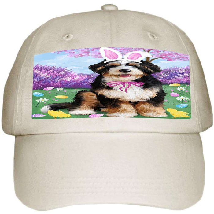 Bernedoodle Dog Easter Holiday Ball Hat Cap HAT50877