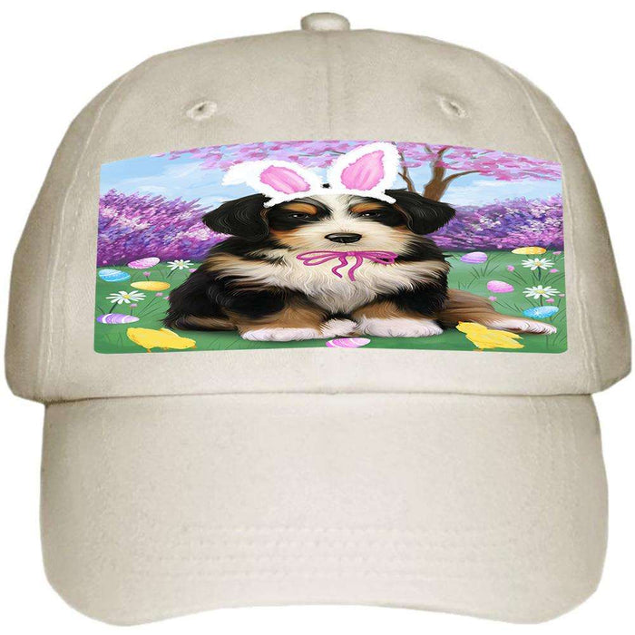 Bernedoodle Dog Easter Holiday Ball Hat Cap HAT50880