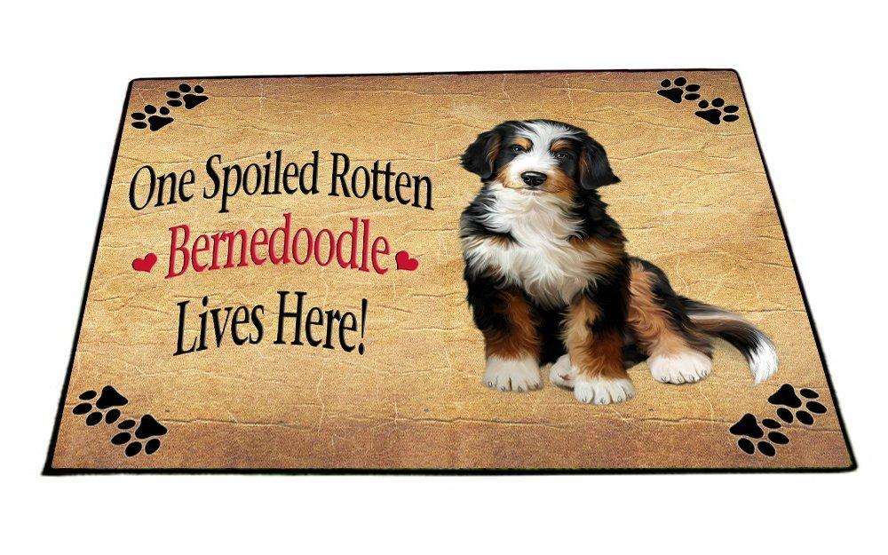 Bernedoodle Spoiled Rotten Dog Indoor/Outdoor Floormat