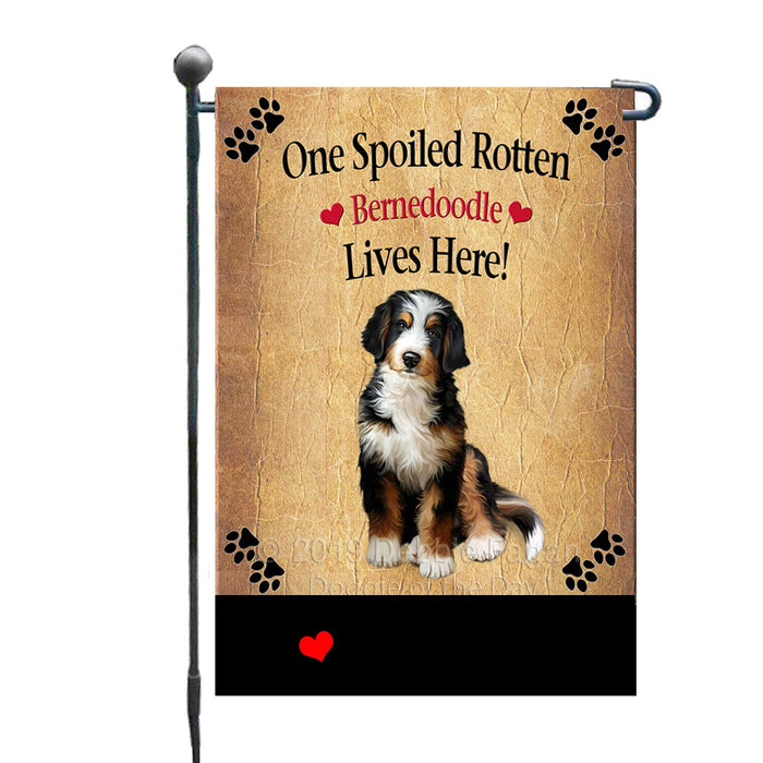 Personalized Spoiled Rotten Bernedoodle Dog GFLG-DOTD-A63123